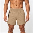 thumbnail image 6 of Aimik Mens Sports Shorts Contrast Zip Pocket Elastic Waist Mens Running Shorts Summer Quick Dry Sport Shorts for Gym or Running, 6 of 6