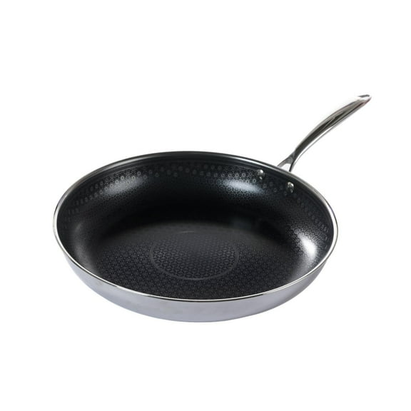 Black Cube CeramicQR Fry Pan Stainless Steel 8 Inch Induction Compatible