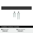 thumbnail image 4 of Amerock Augment 6-5/16 (160mm) Center-to-Center Matte Black Cabinet Pull, 25 Pack, 4 of 4