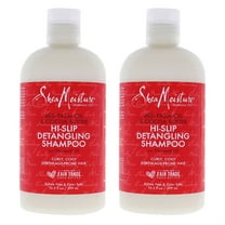 Red Palm Oil and Cocoa Butter Detangling Shampoo - Pack of 2 by Shea Moisture for Unisex - 13.5 oz Shampoo