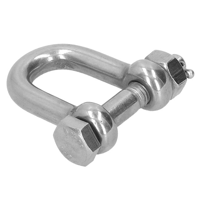 Grillete de anclaje D pasador de tornillo de grillete liso fuerte y duradero para trabajadores para metalurgia de energía eléctrica petróleo maquinaria ferrocarriles ANGGREK Otros