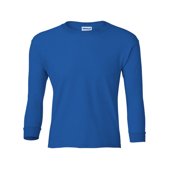 Gildan Cotton Long-Sleeve T-Shirt (G240B) Royal Blue, L