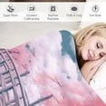 thumbnail image 3 of Creowell Blooming Colors Print Throw Blanket Lightweight Blanket for Bed Sofa Car Kids Adults All Seasons Exquisite Gifts 50x60in, 3 of 6