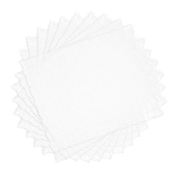 HOOWIFFY 100pcs Bubble Sleeves Shipping For Small Business Cushioning Transparent PE