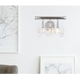 thumbnail image 2 of Elegant Lighting Chorus Line Contemporary 3 Light E12 Chrome Wall Sconce, 2 of 6