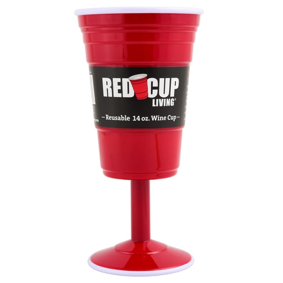 Copas de vino Red Cup Living reutilizables 414 ml (juego de 2)