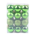 thumbnail image 2 of PENGXIANG 24 Pcs/Set 4cm Christmas Tree Ornament Increase Atmosphere Decorative Scene Layout Lightweight with Rope Christmas Tree Decoration Shiny Reflective Classic  Balls for Christmas, 2 of 13