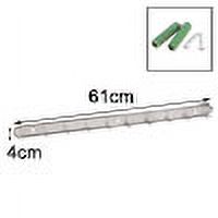 Unique Bargains Stainless Steel Towel Hat Coat 10 Hooks Wall Mount Rack Hanger
