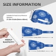 thumbnail image 2 of Compass Headbands for Women Men, Workout Elastic Sweat Band for Yoga Running Cycling Gym Exercise Non Slip Head Bands for Women's Hair, 2 of 5