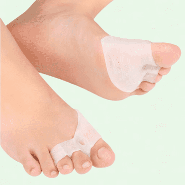 Big Toe Separator, Gel Bunion Pads Toe Straightener for Hallux Valgus, Hammer Toe, Overlapping Toe, Metatarsal Pads for Bunion, Fits Men and Women(1 Pair)