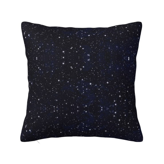 ZICANCN Decorative Throw Pillow Covers , Universe Stars Space Couch Sofa Decorative Knit Pillow Covers for Living Room Farmhouse 22"x22"