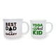 thumbnail image 1 of Set de tazas camper de cerámica Star Wars Best Dad Darth Vader Yoda, 1 of 7