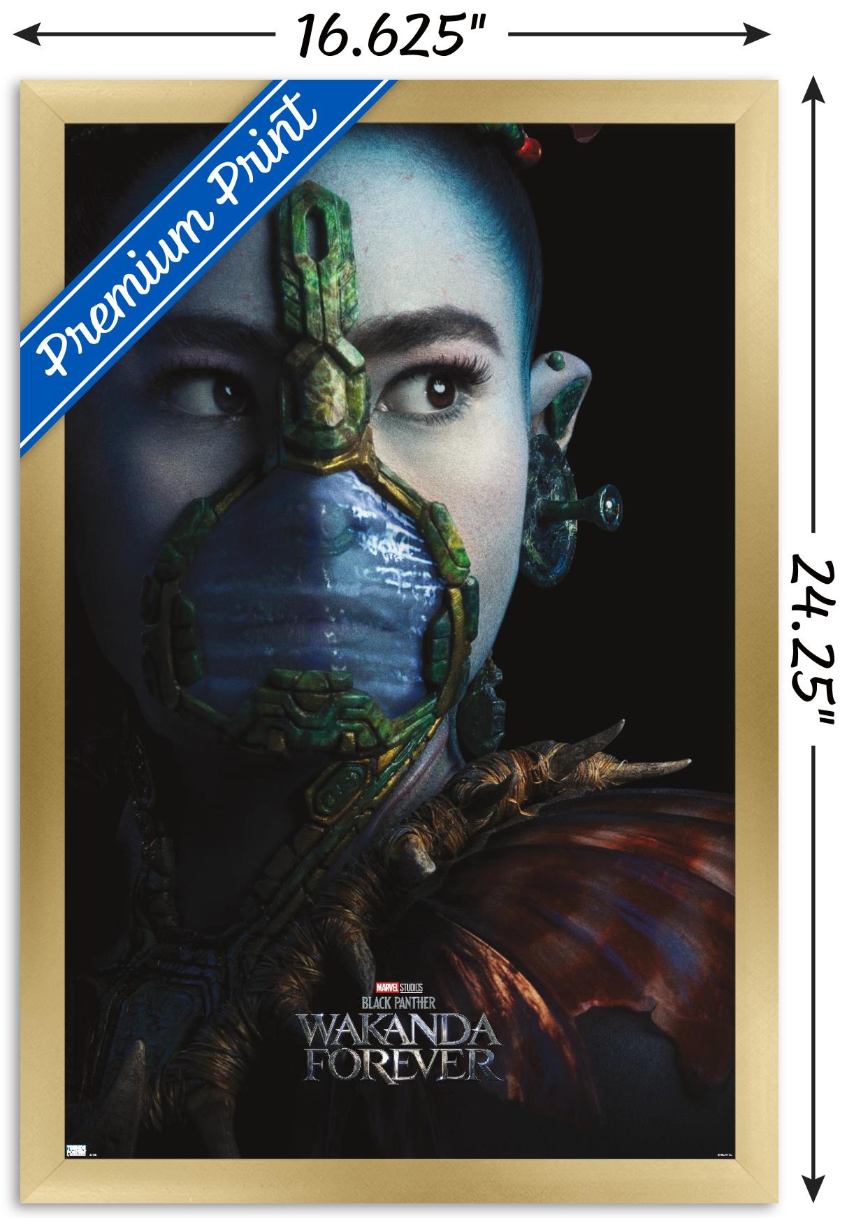 Marvel Black Panther: Wakanda Forever - Namora One Sheet Wall Poster, 14.725" x 22.375" Framed