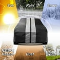 thumbnail image 5 of RuXom Car Cover - 100% Waterproof Ford Mustang 1969-1973 All-Weather Premium Plus Car Cover (Stripe - Black / Gray), 5 of 9