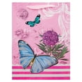 thumbnail image 2 of Premium Reusable Elegant Stenciled Butterfly Paper Gift Bag with Satin Ribbon Handles, 2 of 4