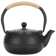 thumbnail image 3 of Gupbes Cast Iron Teapot,0.8L Japanese Style Silver Tortoise Shell Uncoated Durable Tea Kettle With Stainless Steel Infuser For Loose Leaf Tea,Teabags,for Ornament,gift,collection (Anti Rust), 3 of 8