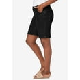 thumbnail image 3 of Jessica London Women's Plus Size Classic Cotton Denim Shorts, 3 of 3