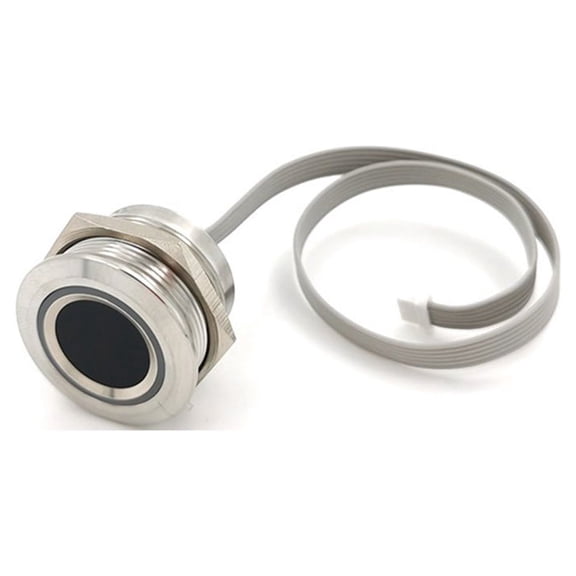 R503-S Circular Capacitance Fingerprint Module,Color Lamp Ring,Waterproof,150 Fingerprint,for Fingerprint Identification