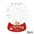 thumbnail image 3 of Big Dot of Happiness Merry Cactus - Shaped Fill-in Invitations - Christmas Cactus Party Invitation Cards with Envelopes - Set of 12, 3 of 6