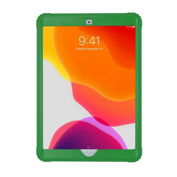 Étui magnétique CTA Digital anti-éclaboussures avec plaques de montage en métal pour iPad 7e et 8e génération 10.2 pouces, iPad Air 3 et iPad Pro 10.5 pouces - Vert