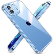 Entronix Clear Case Compatible with iPhone 12 Mini, Scratch-Resistant Hard Cover