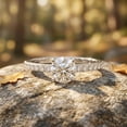 thumbnail image 4 of Rosec Jewels IGI Certified Lab Grown Diamond Engagement Ring - 0.98 Carat - E-VS1 Quality - Classic Diamond Solitaire Ring for Women, 14K White Gold, US 5.00, 4 of 8
