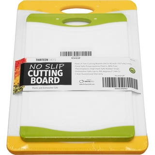 Thirteen Chefs 30 X 18 X 0.5 Inch Extra Large Dishwasher Safe Hdpe Plastic  Haccp Color Coded Cutting Board For Kitchens, Backyards, & Bbqs, White :  Target