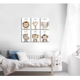 thumbnail image 6 of 6Pcs Nursery Bible Verse Animal Canvas Wall Art Cute Woodland Animals Christian Picture Wall Decor Lions Elephant Giraffe Poster Print Artwork for Classroom BabyBedroom Boys Girls Home Decoration, 6 of 7