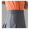 thumbnail image 3 of Jupe Courte Plissée Taille Haute en Ligne pour Femmes, 3 of 4