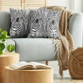 thumbnail image 5 of Ambesonne Black White Throw Pillow Cover 2 Pack, Savannah Zebra Stripe, 20", Black White, 5 of 5