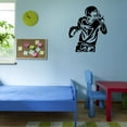 thumbnail image 3 of Sports Wall Decals for Boys Bedroom - American Football Player Wearing Uniform and Playing Player DIY & Creativity Boy Girl Bedroom Wall Sticker - Size: 24 In x 30 In, 3 of 4