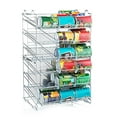 thumbnail image 3 of Sagler Stackable Pantry can Organizer - 3-Tier Soda can Organizer - Multifunctional chrome-Finish can Rack Organizer for Up to 36 cans - For Pantry, Kitchen cabinet, countertop, Under Sink - 17x13x13, 3 of 5