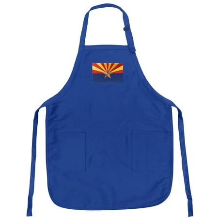 Where To Buy Quality Outdoor Furniture Arizona Flag Apron Mens or Womens for Grilling Barbecue Kitchen Tailgating Arizona Aprons Famous Broad Bay Quality ()