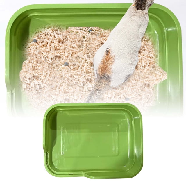 Durable Extra Large Pp Cat Litter Box High Scatter Resistance Semi Enclosed for Indoor Cat Dog Effortless Cleaning Multi Pet Home