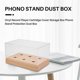 thumbnail image 4 of Vinyl Record Player Cartridge Cover Storage Box Phono Stand Protection Dust Box, 4 of 5
