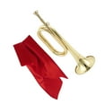 thumbnail image 2 of Trompeta Scouting Bugle Con Boquilla Marching Bugle Para Banda Principiante Estilo A SM SunniMix corneta trompeta, 2 of 8