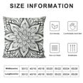thumbnail image 5 of YINGXI Decorative Throw Pillow Covers, Morden Sofa Pliiows Covers for Couch, Gray Sofa Pillows Case for Living Room (Grey) 12x12in, 5 of 5
