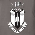 thumbnail image 3 of CafePress - Sigma Alpha Iota Black And White Crest T Shirt - Womens Comfort Colors® Shirt, 3 of 4