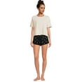 thumbnail image 3 of Celebrity Pink Junior's Fleece Sleep Short, Sizes XS- 3X, 3 of 6