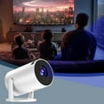 thumbnail image 2 of Projecteur Android Haute Définition 1080P, Portable Sans Fil pour la Maison avec Même Écran, Prend en Charge le Décodage 4K pour la Maison et l'Extérieur, Mini Projecteur Intelligent pour Projection de Films Compatible avec Téléphone (Blanc), 2 of 6