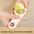 thumbnail image 6 of Wovilon Multi-Functional Peeler Vegtable Peeler Peeling Knife Scraping Knife Kitchen Household Stainless Steel Potato Peeling Artifact Vegetable Fruit Knife Peeling Knife Melon Planer, 6 of 9