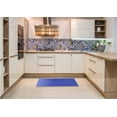 thumbnail image 5 of Ahgly Company Indoor Square Patterned Blue Ribbon Blue Area Rugs, 3' Square, 5 of 6