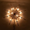 thumbnail image 4 of Kurt S. Adler UL3149 10-Light 8 Point Gold Capiz Star Treetop, 4 of 4