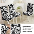 thumbnail image 2 of Chair Covers for Dining Room Set of 4, Stretch Dining Chair Cover 4 Pieces, Washable Kitchen Parsons Chair Slipcovers 4 Pack, Removable Seat Protector for Home and Party, 2 of 6