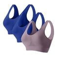 thumbnail image 1 of HongQid Sports Bra 3pcs Wireless Bras for Women No Underwire with Support - Seamless Bralettes Everyday Comfort Tshirt Bra, 1 of 2