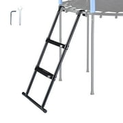 Yescom Universal 2 Step Trampoline Ladder with Wide Skid-Proof Steps Fit 12 to 14 Ft Trampolines Kid Outdoor
