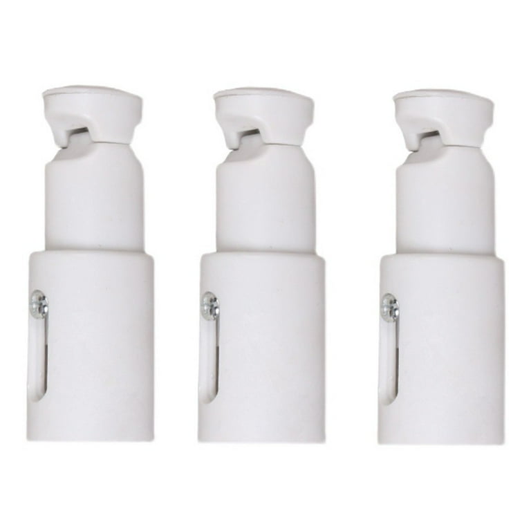 JINGT 3 x Replacement Towel Rail Radiator Brackets Heated Wall Fixing Mounting White