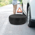 thumbnail image 4 of OUNONA Universal Black Spare Tire Cover for Cars Rvs Trailer Tires Waterproof Windproof Hook and Uv Protection, 4 of 8