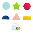 thumbnail image 2 of Bloque de rompecabezas geométrico de rompecabezas de rompecabezas de madera para niños Bloques de rompecabezas geométricos de forma de juego Combatido, 2 of 9