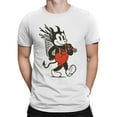 thumbnail image 2 of Devil Cartoon with Red Suspenders Men's T-shirt, 2 of 3